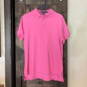 Men’s Polo Ralph Lauren Pink Medium Custom Fit s/s